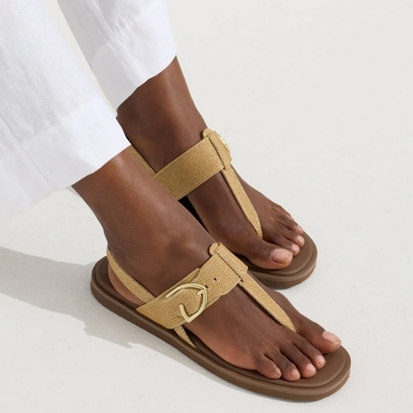 Rothy's Golden Sun T-Strap Sandals Size 10 for Women - Picture 10 of 11